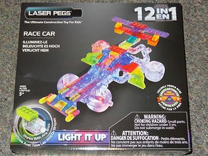 laser pegs race car