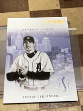 2005 Donruss Studio #114 Justin Verlander RC Silver Proof /100 Detroit Tigers