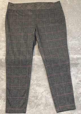 Women s Plus Size Torrid Studio Plaid Pixie Pants Size 2R NWT