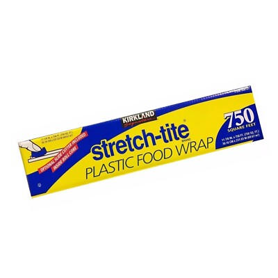 Kirkland Signature Stretch Tite Plastic Food Wrap 11 7/8 Inch X 750 SQ. FT