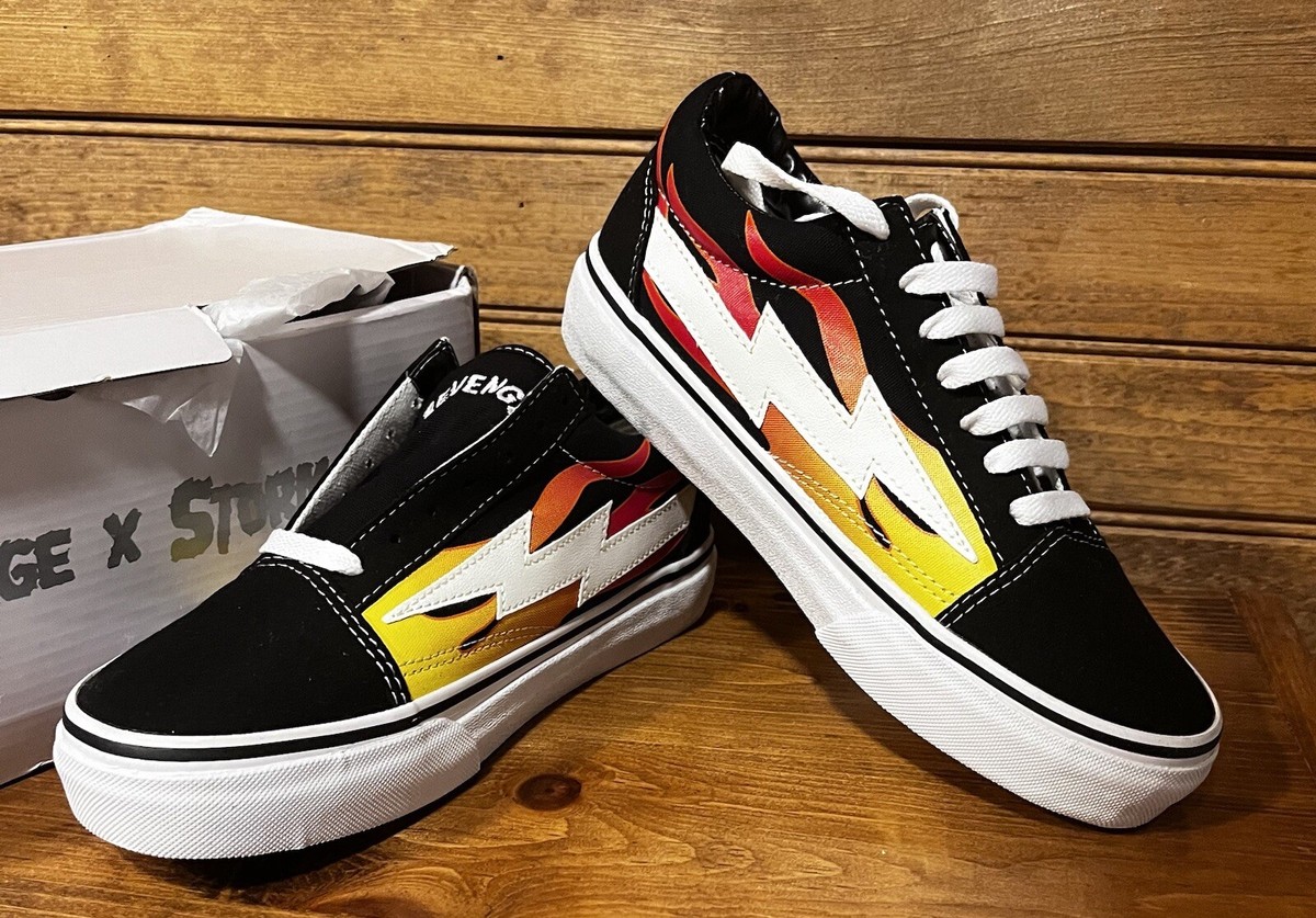 NIB: REVENGE X STORM High Top Black Flame Revenge X Storm Vol. 2 High-Top Black Flame Size 10 New | eBay main image 4