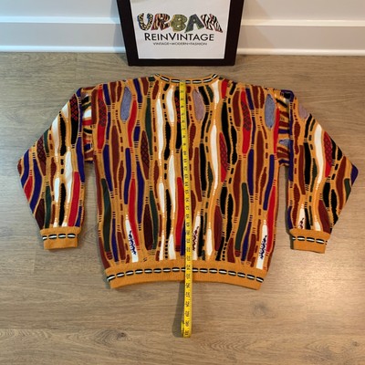 VTG 80S TRUTUS BIANCARRA 3D CHUNKY KNIT SWEATER XLT COOGI SUPREME PALACE  ATMOS | eBay