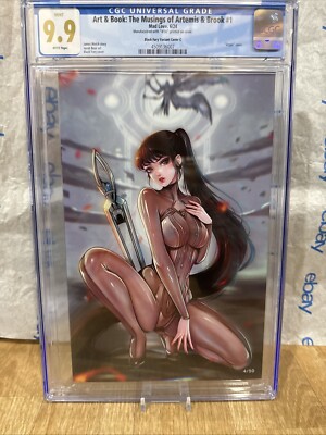 Black Fury Mad Love Comic Virgin C Ltd 4/50 Cgc 9.9 Not 9.8 Japanese Graded Bear