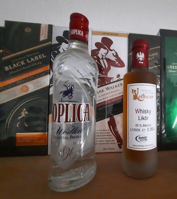 Kostenzer Whisky Likör 25% 0,35 L und Soplica 1891 40% 0,5 Liter Polska Vodka