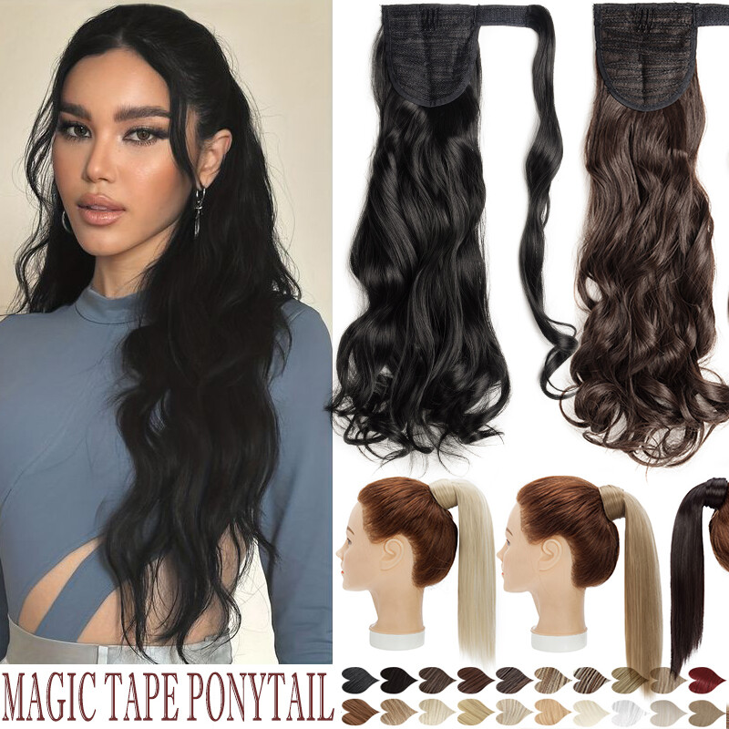 Low Ponytail Extension Hairstyles With Clip In Ponytail Natural