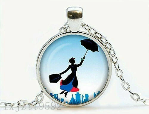 Mary poppins necklace silver sale