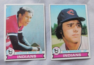 1979 Topps Cleveland Indians Baseball Card Pick one