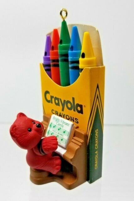 Hallmark Keepsake Ornament Bright Vibrant Carols 1991 Crayola 