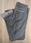 Escada Jeans Womens DE 8 US 8 Dark Grey Sparkly Designer Denim Selvedge Look
