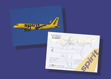 Spirit Airlines Airbus A320 Trading Card Set of 25 - FREE SHIPPING