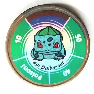 Bulbasaur Coin Pokémon Battling Coin Bulbasaur Hasbro Good Condition #C011 | eBay