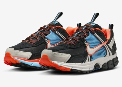 Nike Zoom Vomero 5 Black Blue Glaze Total Orange FZ3963-010 Womens