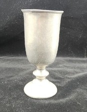 Vintage Wilton Pewter RWP Armetale Plough Tavern Goblet 7-1/8" Made in USA