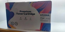 2 PCS Black Toner Cartridge CF258A Compatible w/ HP 58A for M404 MFP M428 M304