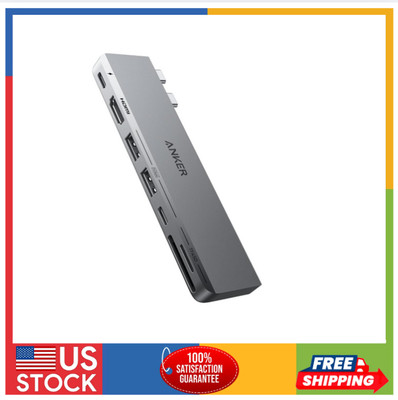 Anker USB C Hub 7-in-2 with 4K HDMI, Thunderbolt 4, USB Ports for MacBook
