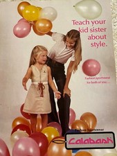Calabash, Children's Clothing, Full Page Vintage Print Ad