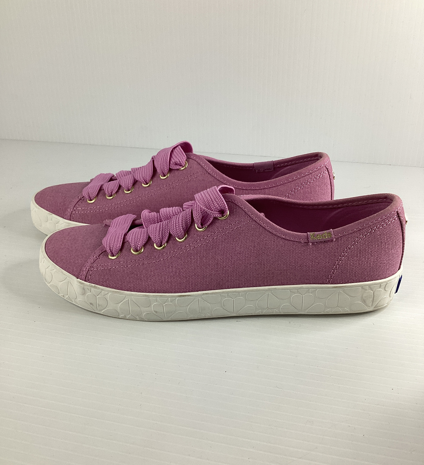 KEDS X Kate Spade Logo Canvas Tennis Shoes Sneakers S… Gem