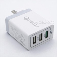 3 Port Quick Charge QC3.0 USB Wall Charger Type-C PD Adapter for LG G6 H871