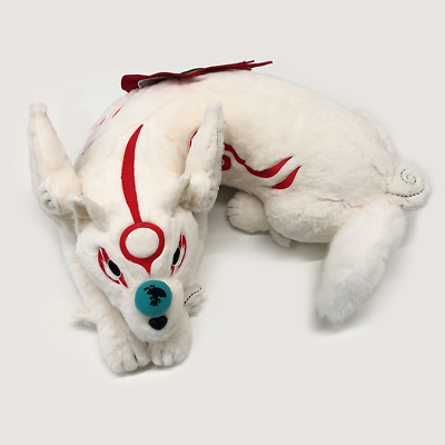 Item lab Urso De Pelúcia Amaterasu Okami Branco