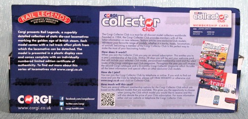 CORGI RAIL LEGENDS 1:120 SCALE ST97605 BR 4-6-2 A3 CLASS PRINCE OF WALES BOXED - Picture 9 of 12