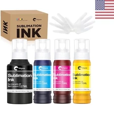 High Yield Sublimation Ink for ET2400 ET2720 ET2760 ET2800 Printers - 127ml