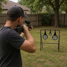 Crosman CSLT Heavy Duty Metal Spinning Target for Air Guns & BB Shooting Practic