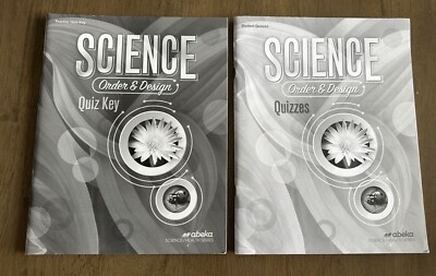 Abeka Science Order & Design Student Quiz Book + Teacher Quiz Key Grade ...