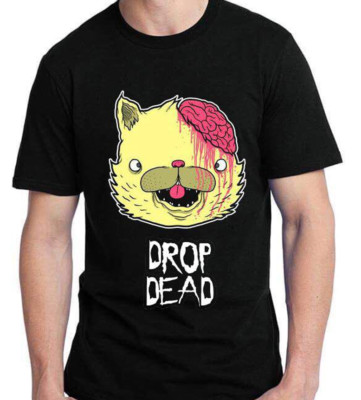Dropdead band T-shirt Black Short Sleeve All Sizes S to 345XL XZ391