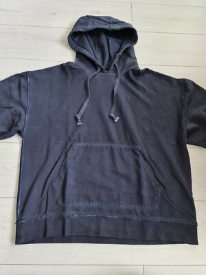 Tigha Herren Oversize Pullover Hoodie Aime Mix Vintage Midnight