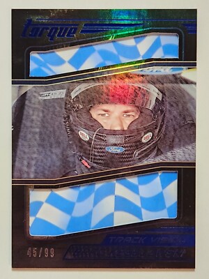 2017 Panini Torque NASCAR Racing Track Vision #TV6 Brad Keselowski Blue #45/99