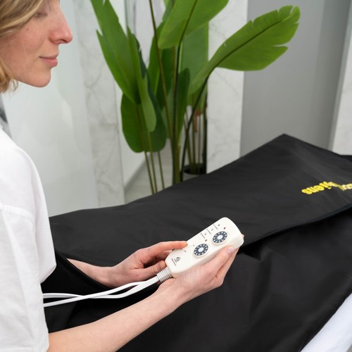 Infrarot Sauna Blanket Heizdecke Heizmatte CE Körper Abnehmen Fitness Saunadecke - Bild 26 von 26