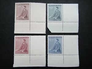 Germany Nazi 1942 Stamps MNH Adolf Hitler 53th birthday WWII B&amp;M Third Reich Ger