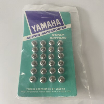 Guitar Yamaha Strap Lock Buttons With Screws Lot of 24 (12 pairs)