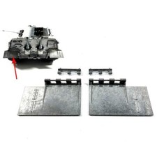 MATO 1/16 German King Tiger Model 1228 RC Tank Parafango Posteriore Metallo MT262 Ricambi