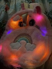 Mochila De Niña Con Luses Infantil Bolsa Peluche