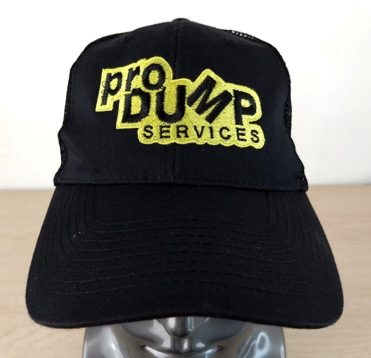 PRO DUMP SERVICES ADJUSTABLE SNAPBACK TRUCKER/MES… - image 1