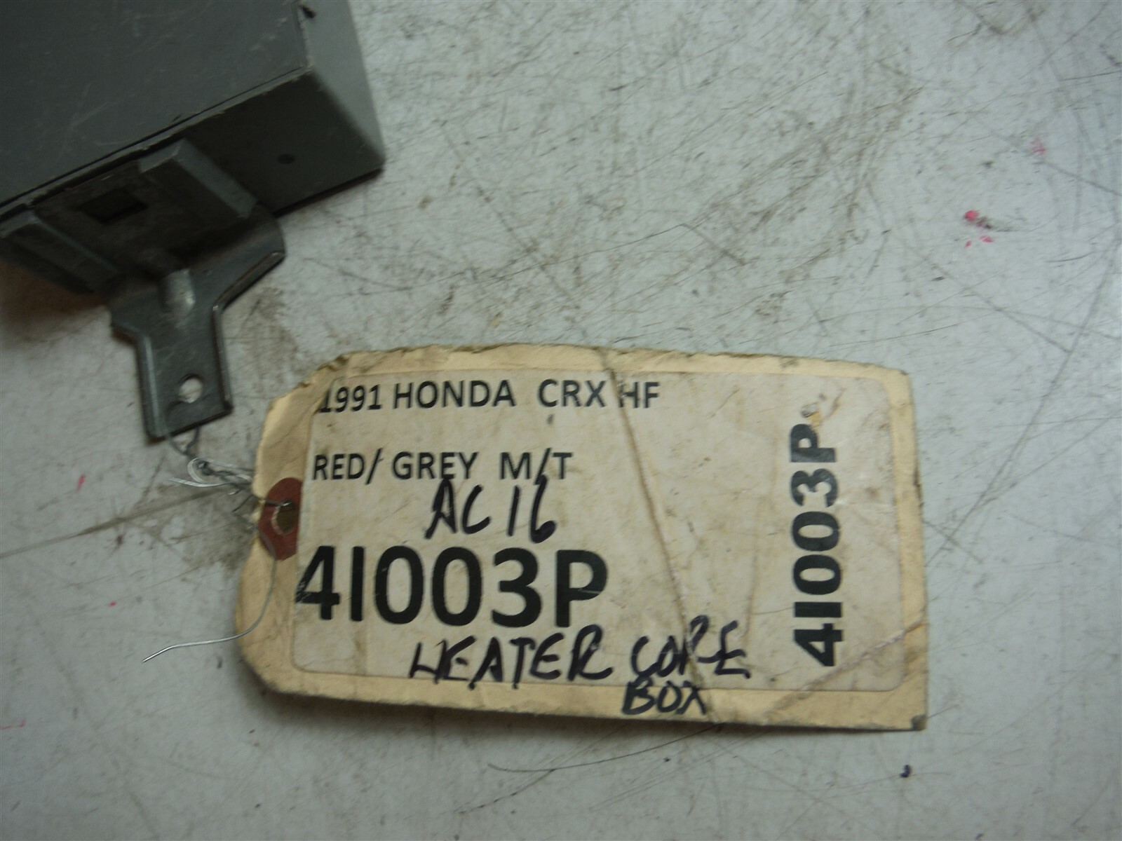 1991 HONDA CRX A/C HEATER CORE BLEND DOOR MODULE RELAY UNIT OEM 1989
