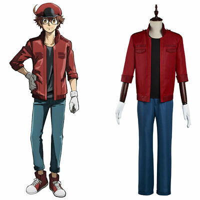 Cells at Work! CODE BLACK Hataraku Saibou BLACK Red Blood Cell Red Cosplay  Shoes