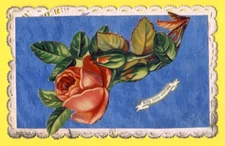 CHROMO Embossed Postcard Cutouts Added Antique Die Cuts to Pauline CAMY