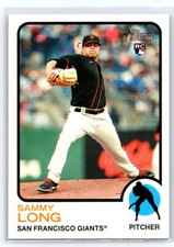 2022 Topps Heritage - #379 Sammy Long (RC) Giants