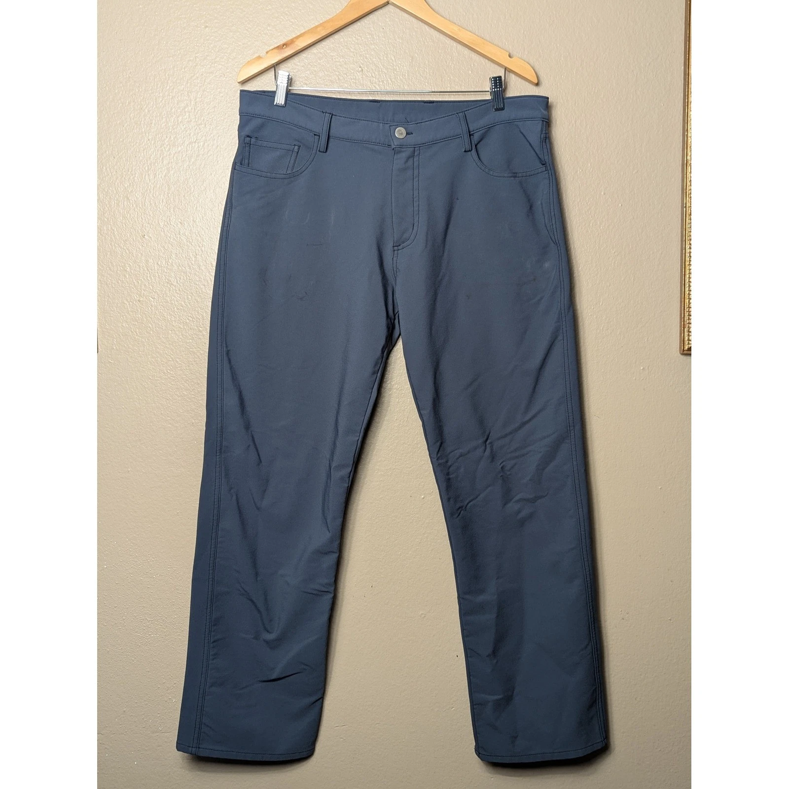 Thunderbolt Sportswear Pants Mens 36x30 Gray Schoeller Dryskin Technical Mark II