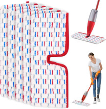 5 Stück Mop Pads Kompatibel Mit Vileda 1-2 Spraymax Sprühwischer, Wiederverwendb
