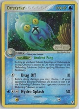 Omastar 23/92 Rare Legend Maker Pokemon Reverse Holo Moderately Played
