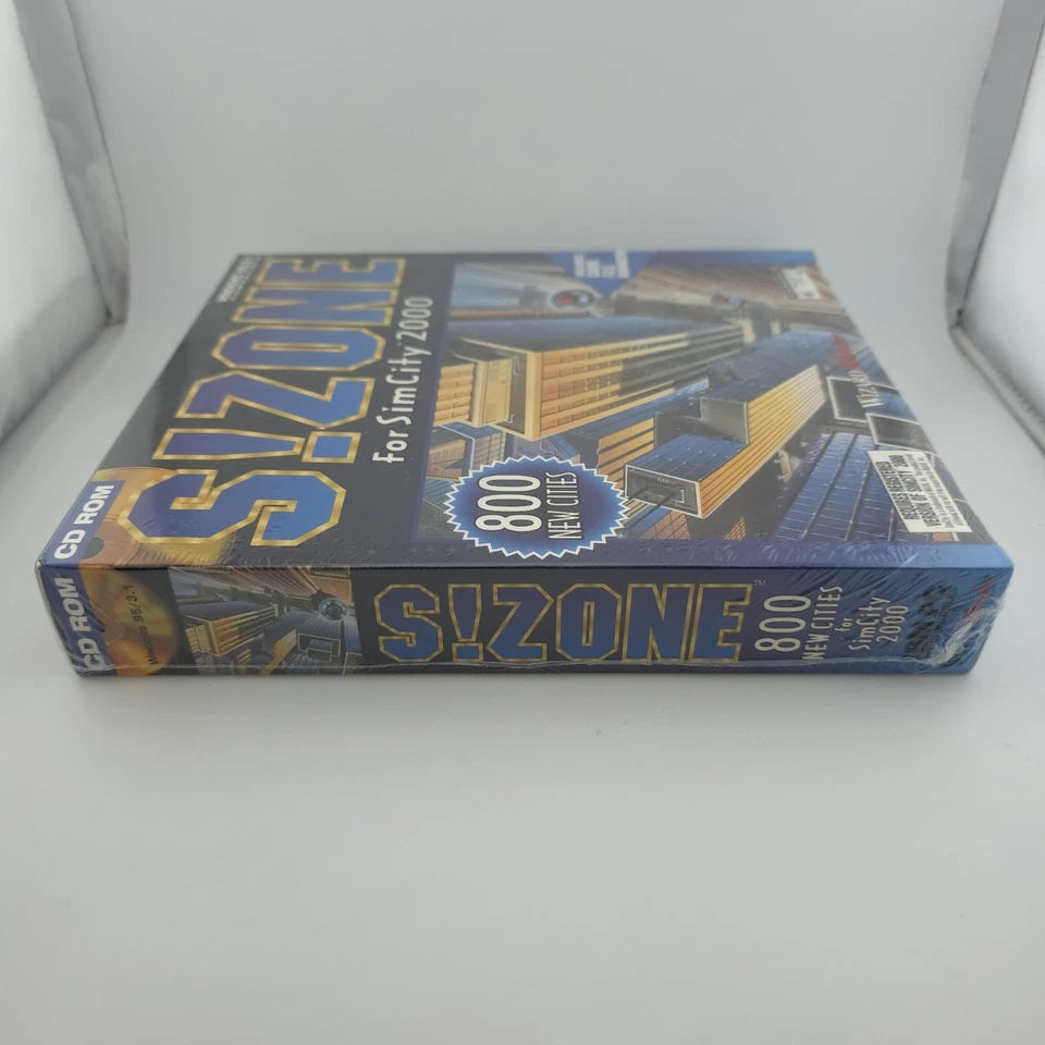S!ZONE: For SimCity 2000, 1995, Big Box, New & Sealed - Image 4 of 4