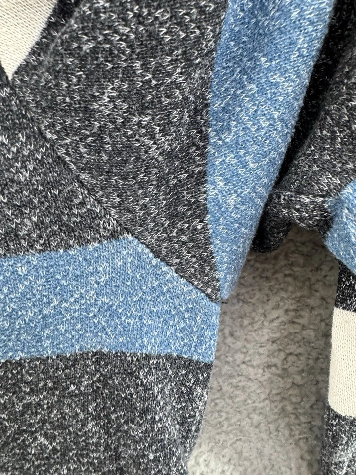 Billabong Hoodie Women's Size M Grey/White/Blue POE - Image 4 of 4