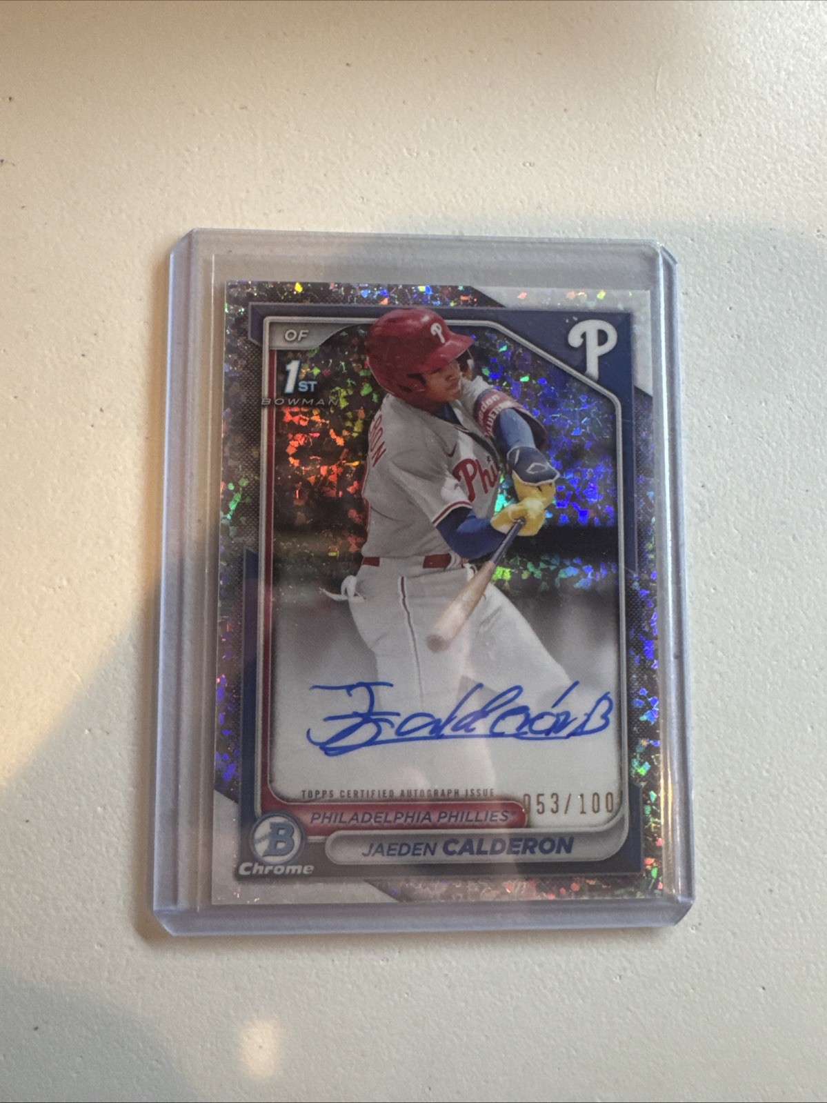 2024 Bowman Chrome - Prospect Autographs Jaeden Calderon #CPA-JCN #5573