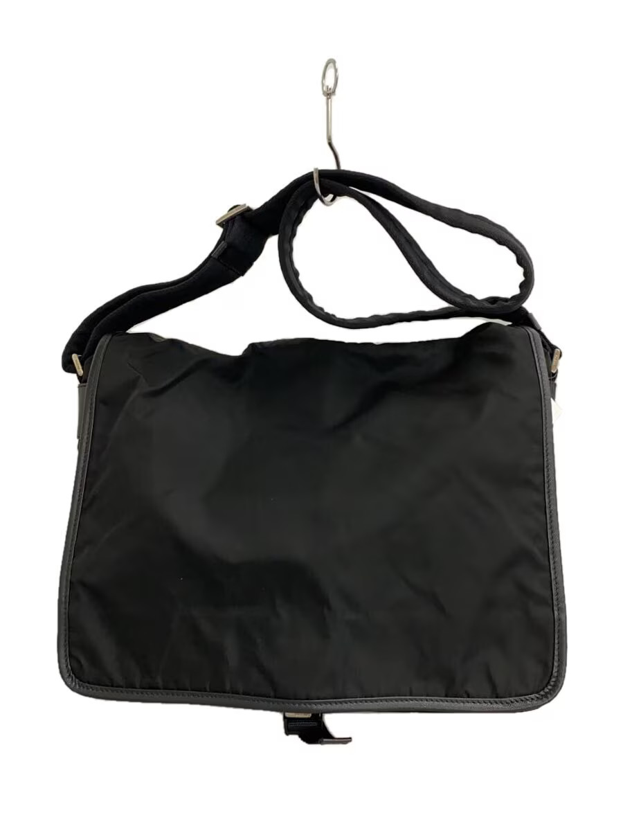 RARE Prada Nylon Shoulder Bag in Solid Black