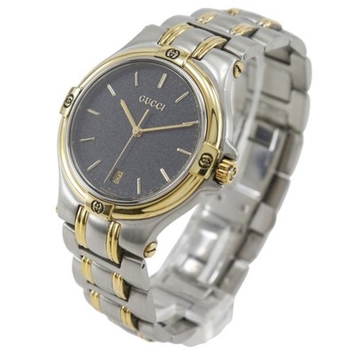 GUCCI Watches 9040M blackDial Stainless Steel Quartz Analog  display picture 3