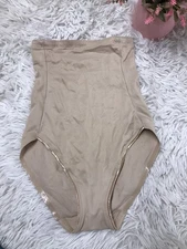 Naomi & Nicole Comfort Firm Hi Waist Brief Sz M Nude Style 775 Shapewear shaping