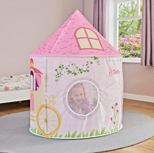 Liberty House Toys Princess Play Tent Pink 100 x 135cm Kids Indoor/Outdoor Tent